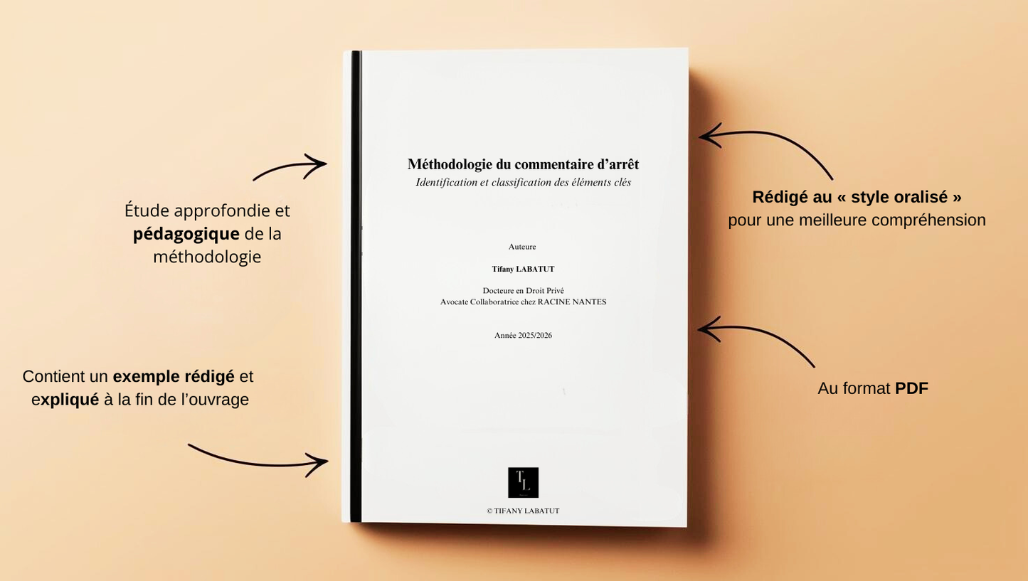 Méthodologie du commentaire d’arrêt - Identification et Classification des éléments clés 2025/2026 | PDF