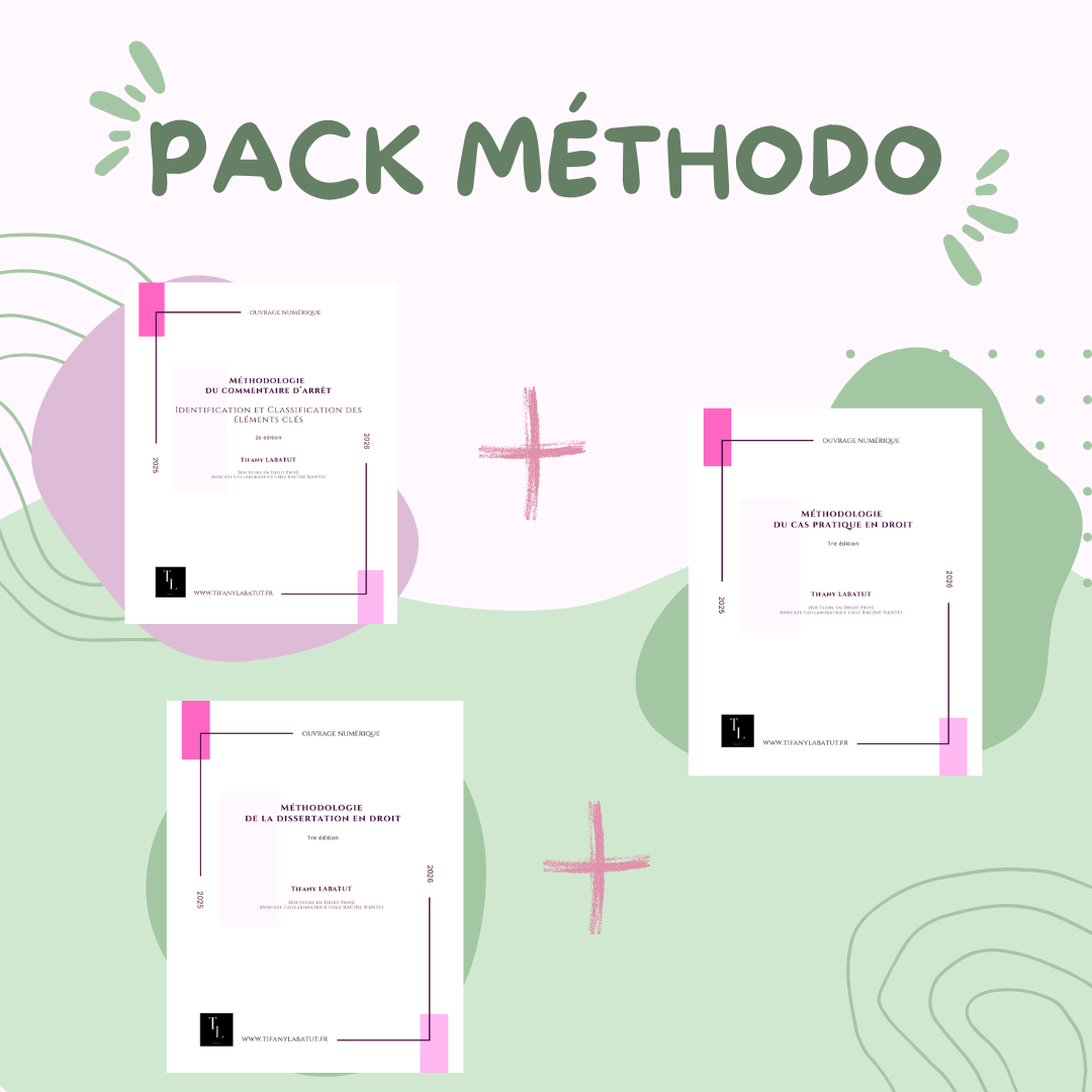 Pack Méthodologie (commentaire d'arrêt, dissertation, cas pratique) | PDF | version classique