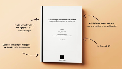 Méthodologie du commentaire d’arrêt - Identification et Classification des éléments clés 2025/2026 | PDF