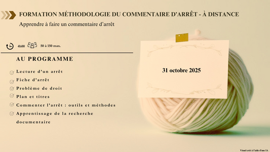 Comment faire un commentaire d'arrêt ? | 4 h 00 | à distance