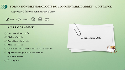 Comment faire un commentaire d'arrêt ? | 4 h 00 | à distance