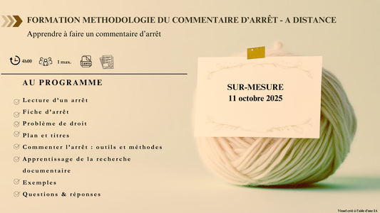Comment faire un commentaire d'arrêt ? | 4 h 00 | à distance